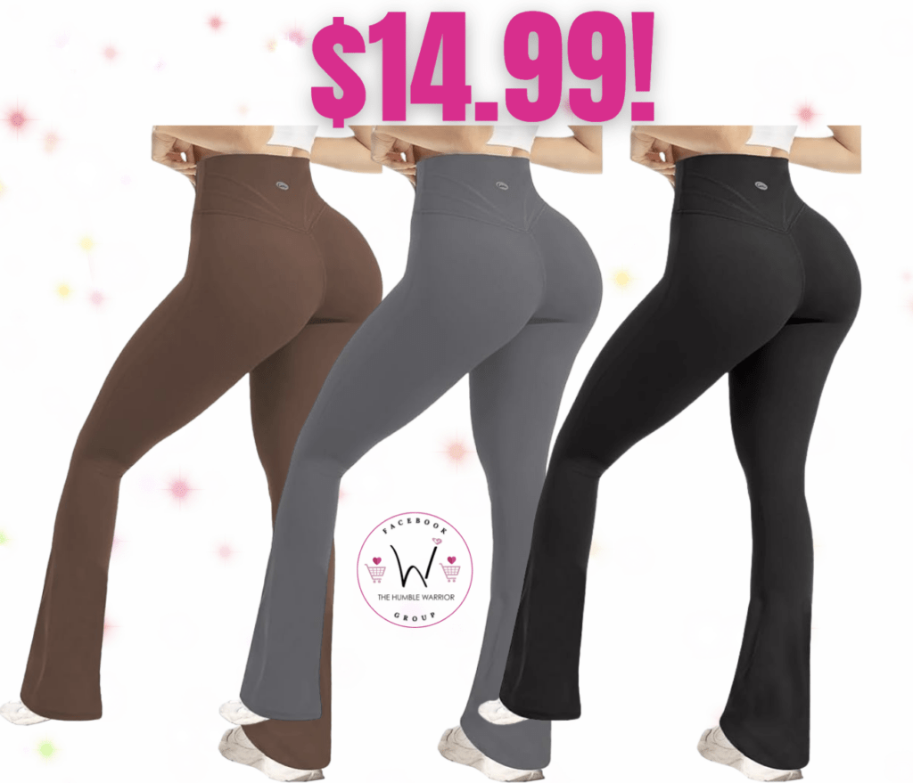 Tummy Control Flare Leggings!